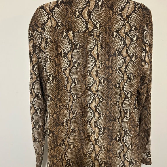 Michael Kors Snake Print Blouse - Picture 6 of 6